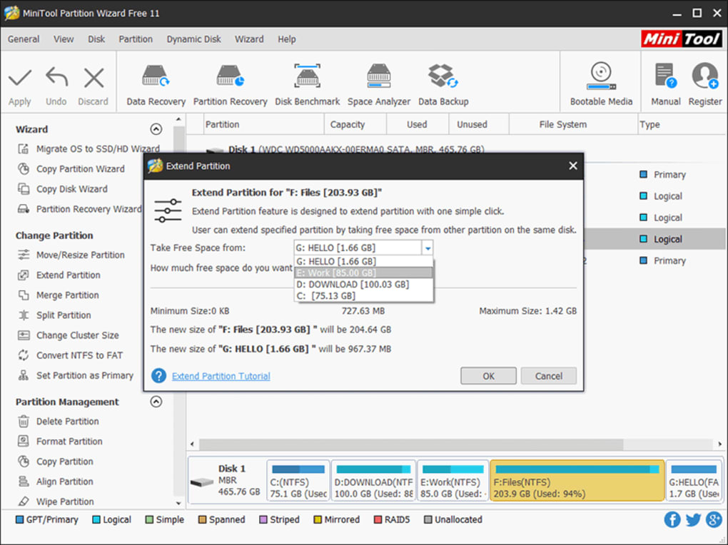 download mini tool partition